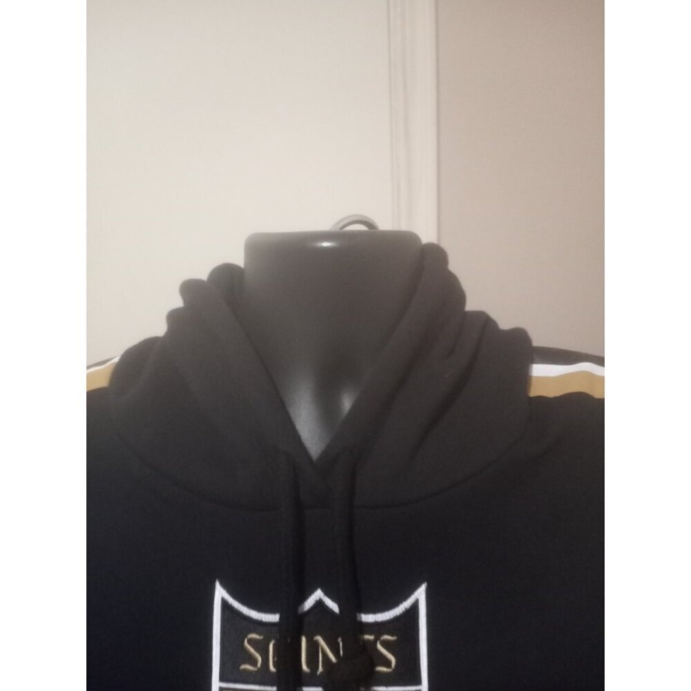 Mitchell & Ness New Orleans Saints Throwback Sweatshirt Hoodie Mens Large L - Picture 2 of 11